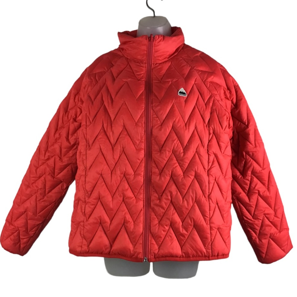 Burton Red Quilted Ski Jacket
